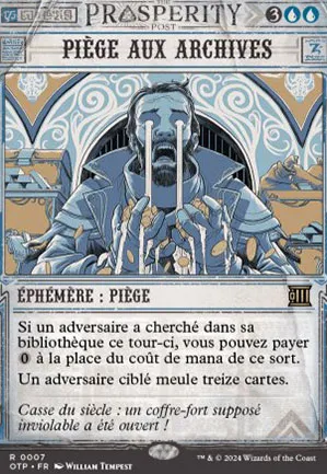 Piège aux archives