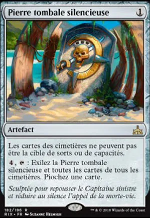 Pierre tombale silencieuse