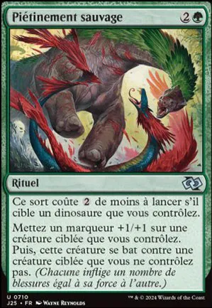 Piétinement sauvage