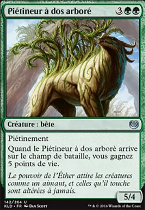 Piétineur à dos arboré