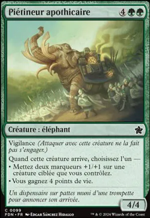 Piétineur apothicaire