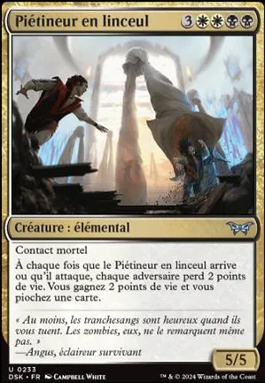 Piétineur en linceul