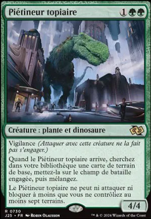 Piétineur topiaire