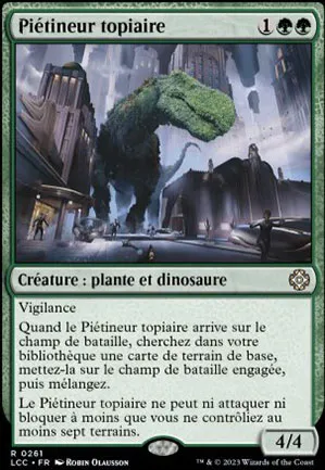 Piétineur topiaire