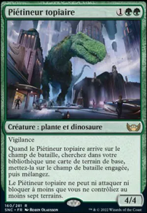 Piétineur topiaire