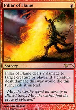 Pilier de flammes