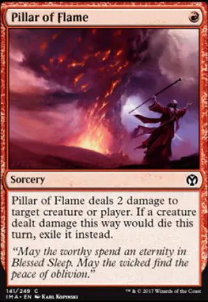Pilier de flammes