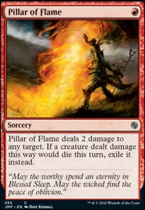 Pilier de flammes