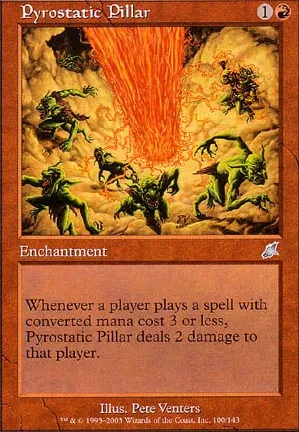 Pilier pyrostatique