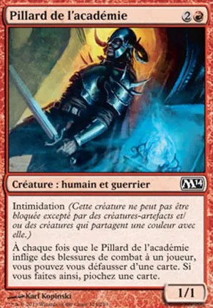 Pillard de l'académie