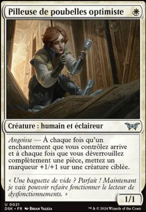 Pilleuse de poubelles optimiste