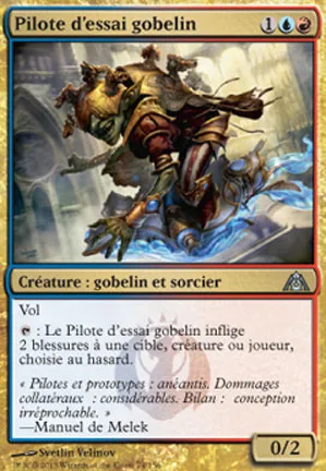 Pilote d'essai gobelin