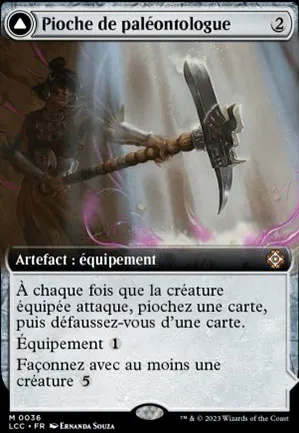 Pioche de paléontologue // Coiffe de dinosaure