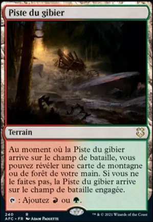 Piste du gibier