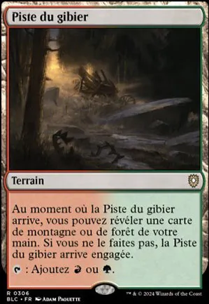 Piste du gibier