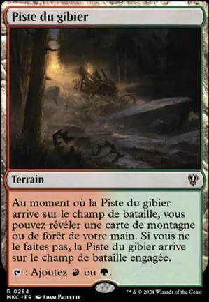 Piste du gibier