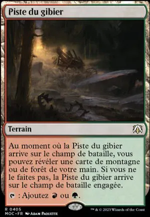 Piste du gibier