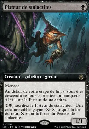 Pisteur de stalactites