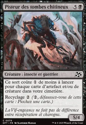Pisteur des tombes chitineux