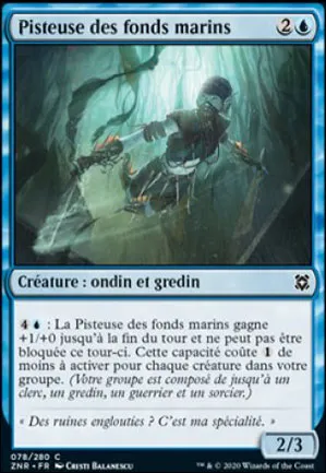 Pisteuse des fonds marins