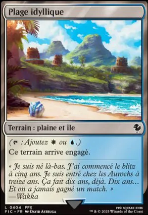Plage idyllique