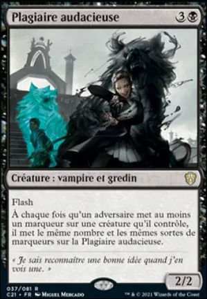 Plagiaire audacieuse
