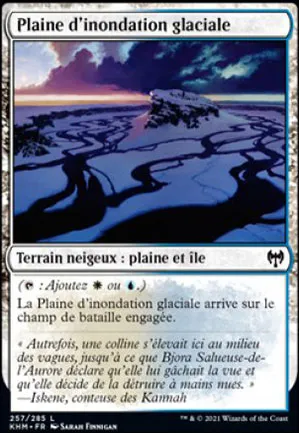 Plaine d'inondation glaciale