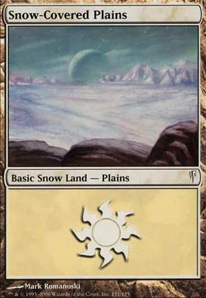 Plaine enneigée