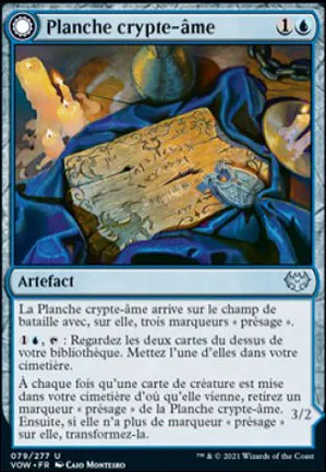 Planche crypte-âme // Esprit crypté