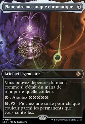 Planétaire mécanique chromatique
