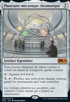 Planétaire mécanique chromatique