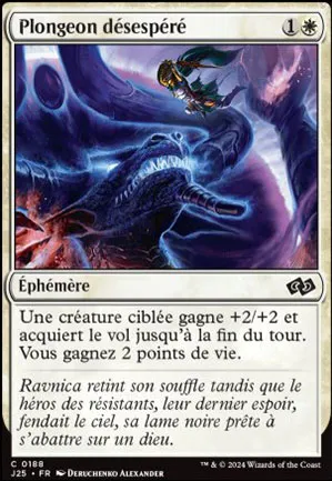 Plongeon désespéré