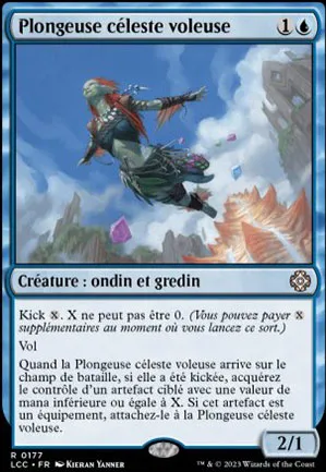 Plongeuse céleste voleuse