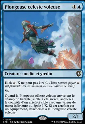 Plongeuse céleste voleuse