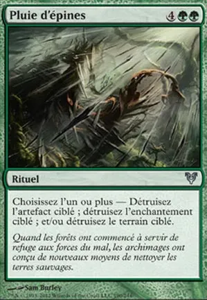 Pluie d'épines