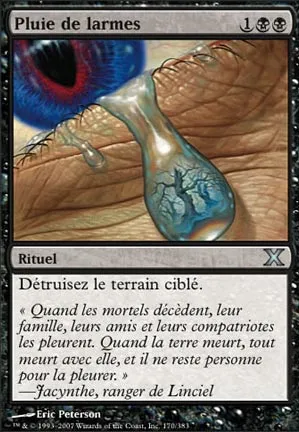Pluie de larmes