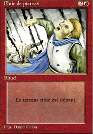 Pluie de pierres