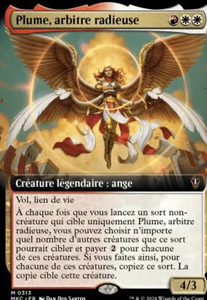Plume, arbitre radieuse