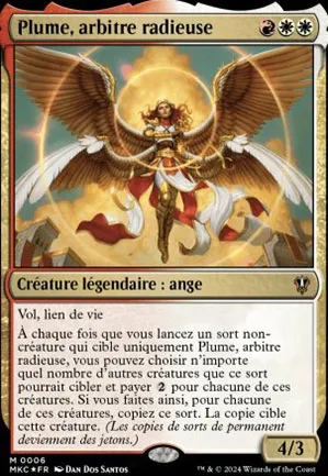 Plume, arbitre radieuse