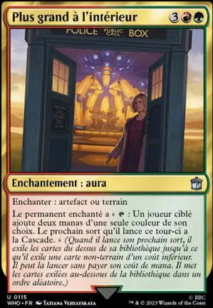 Plus grand à l'intérieur