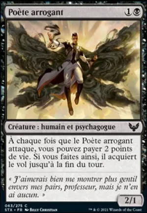 Poète arrogant