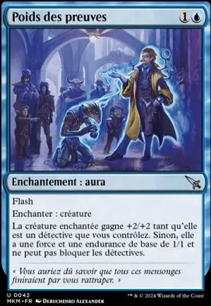 Poids des preuves