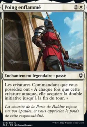 Poing enflammé