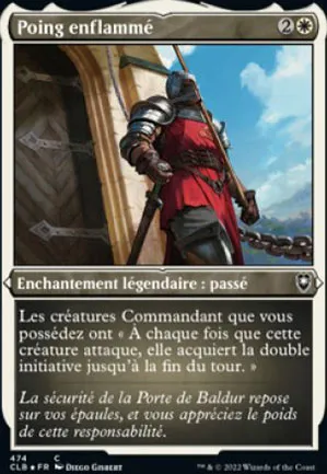 Poing enflammé