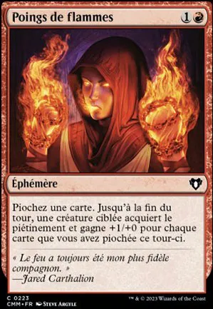 Poings de flammes
