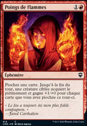 Poings de flammes