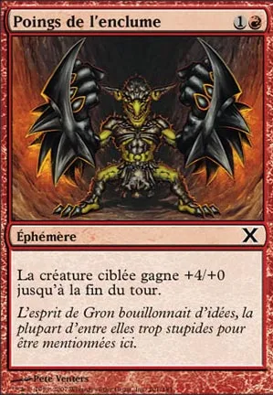 Poings de l'enclume