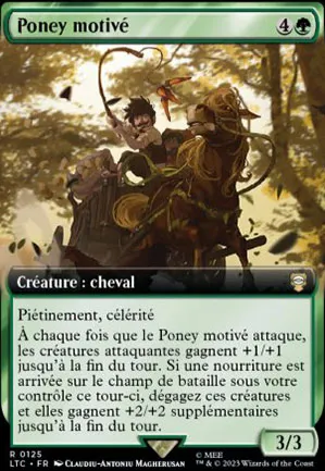 Poney motivé