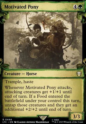 Poney motivé