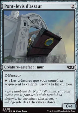 Pont-levis d'assaut